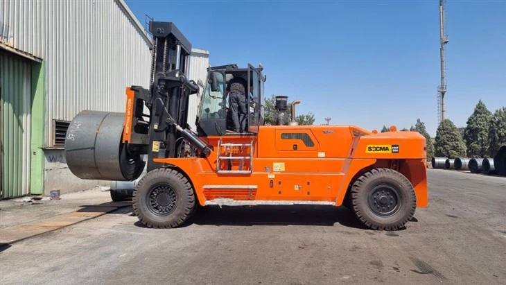 30T 30 Ton Forklift Heavy Duty Forklift Steel Coil Handling
