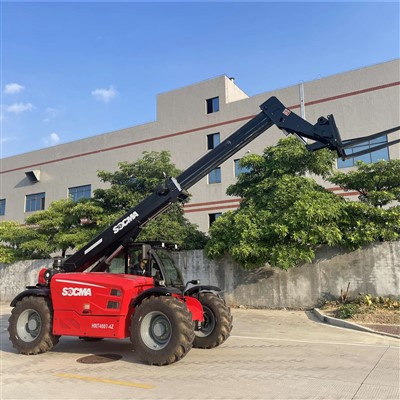 4톤 7미터 유압 드라이브 기계식 미니 소형 텔레핸들러 텔레스코픽 로더 포크리프트 가격