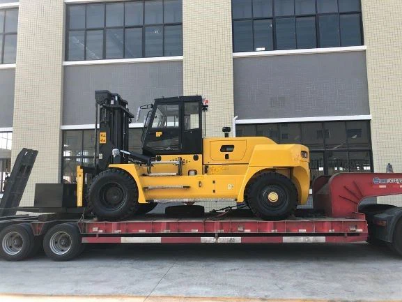 16 Ton Diesel Heavy Forklift Truck Yellow